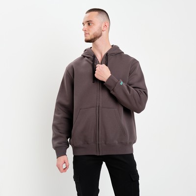 Толстовка мужская НАЧЁС, цвет графит, размер 52