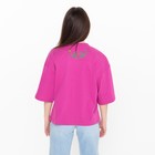 Футболка женская, цвет фуксия, размер 46 - фото 42009177