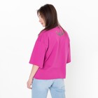 Футболка женская, цвет фуксия, размер 50 - фото 41452864