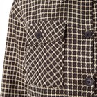 Рубашка женская, цвет бежевый/чёрный, размер 50 - фото 59347920