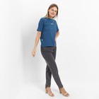 Футболка женская, цвет тёмно-синий, размер 48 - фото 57971746