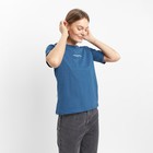 Футболка женская, цвет тёмно-синий, размер 48 - фото 57971747