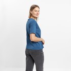 Футболка женская, цвет тёмно-синий, размер 48 - фото 57971748