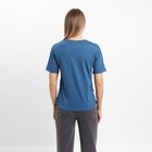 Футболка женская, цвет тёмно-синий, размер 48 - фото 57971750