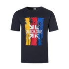 Футболка мужская, цвет тёмно-серый, размер 48 - фото 42009189