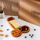 Блюдо деревянное для подачи «XL», в подарочной коробке, береза, 32.5×20×1.7 см - Фото 1