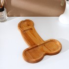 Блюдо деревянное для подачи «XL», в подарочной коробке, береза, 32.5×20×1.7 см - Фото 3