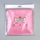 Тарелка одноразовая бумажная квадратная "Котик",21 см (комплект 10 шт) - фото 23297086 Тарелка одноразовая бумажная квадратная "Котик",21 см (комплект 10 шт) - фото 23297086