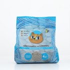 Наполнитель минеральный комкующийся «Золотой кот», 5 л - Фото 2