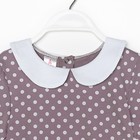 Платье для девочки, цвет коричневый, рост 80-86 см - фото 41582320