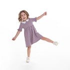 Платье для девочки, цвет коричневый, рост 86-92 см - фото 39073163