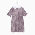 Платье для девочки, цвет коричневый, рост 86-92 см - фото 39073166