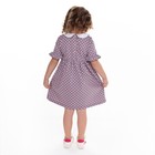 Платье для девочки, цвет коричневый, рост 104-110 см - фото 45450242