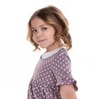 Платье для девочки, цвет коричневый, рост 104-110 см - фото 45450243