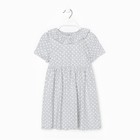 Платье для девочки, цвет серый, рост 92-98 см - фото 321380328