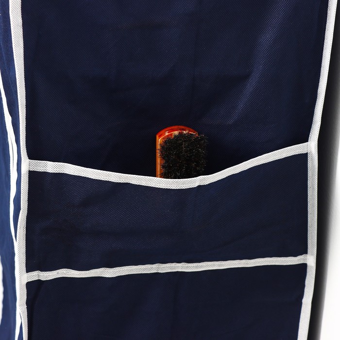 Обувница, 6 ярусов, 57×28×107 см, цвет синий - фото 1908243008