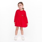 Платье для девочки, цвет вишня, рост 86-92 см 9502117 - фото 14152985