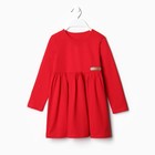 Платье для девочки, цвет вишня, рост 86-92 см - фото 10269536