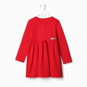 Платье для девочки, цвет вишня, рост 92-98 см