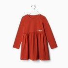 Платье для девочки, цвет терракотовый, рост 104-110 см - Фото 6