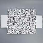 Коробка подарочная сборная с окном, упаковка, «Лучше всех», белый, 27 х 10 х 21 см (комплект 5 шт) - фото 25273740