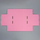 Коробка подарочная сборная с окном, упаковка, «Розовый», 27×10×21 см 9381916