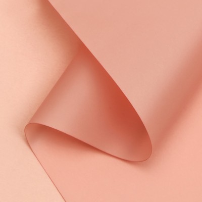 Пленка для цветов, матовая, пудровая, 0.57×10 м