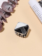 Крабик для волос «Пелагея», геометрия, 2.5 см, серебро (3 шт) - фото 809225004