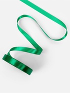 Лента атласная, 12 мм, 23±1 м, насыщенно-зелёная №С1123 - Фото 3