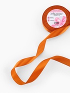 Лента атласная, 20 мм, 23±1 м, тёмно-оранжевая №161 - Фото 2