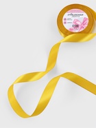 Лента атласная, 20 мм, 23±1 м, горчичная №М209 - Фото 2