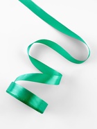 Лента атласная, 20 мм, 23±1 м, насыщенно-зелёная - Фото 3