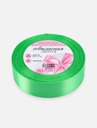 Лента атласная, 25 мм, 23±1 м, салатовый №230 - Фото 4