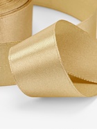 Лента атласная, 25 мм, 23±1 м, мягкий жёлтый №101 - Фото 3