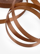 Лента атласная, 10 мм, 23±1 м, коричневая - Фото 4