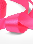Лента атласная, 25 мм, 23±1 м, ярко-розовая №190 - Фото 4