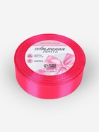Лента атласная, 25 мм, 23±1 м, ярко-розовая №190 - Фото 5