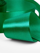 Лента атласная, 40 мм, 23±1 м, насыщенно-зелёная №С1123 - Фото 4