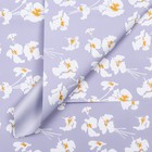 Пленка для цветов матовая, "Fleur de lis", 57х57см, фиолетовый - фото 2944677