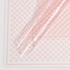Пленка для цветов глянцевая, "Цветочный орнамент", 58х58см, розовый - фото 319282733
