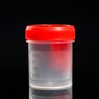 Контейнер со шпателем, стерильный, в индивидуальной упаковке, 60 мл, 4 шт - фото 24360867