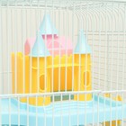 Клетка для грызунов "Пижон" с замком, 31 х 24 х 27 см, голубая - Фото 4