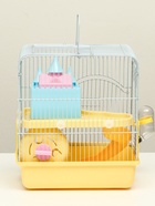 Клетка для грызунов «Пижон», 27×21×31 см, укомплектованная, с замком, жёлтая - Фото 11