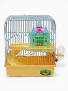 Клетка для грызунов «Пижон», 27×21×31 см, укомплектованная, с замком, жёлтая - Фото 13