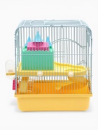 Клетка для грызунов «Пижон», 27×21×31 см, укомплектованная, с замком, жёлтая - Фото 15