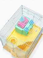 Клетка для грызунов «Пижон», 27×21×31 см, укомплектованная, с замком, жёлтая - Фото 17