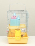 Клетка для грызунов «Пижон», 27×21×31 см, укомплектованная, с замком, жёлтая - Фото 4