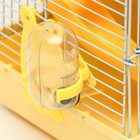 Клетка для грызунов "Пижон", укомплектованная с замком, 27 х 21 х 31 см, жёлтая - Фото 5