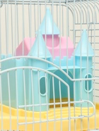 Клетка для грызунов «Пижон», 27×21×31 см, укомплектованная, с замком, жёлтая - Фото 6