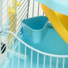 Клетка для грызунов «Пижон», укомплектованная с замком, 27×21×31 см, голубая - Фото 7